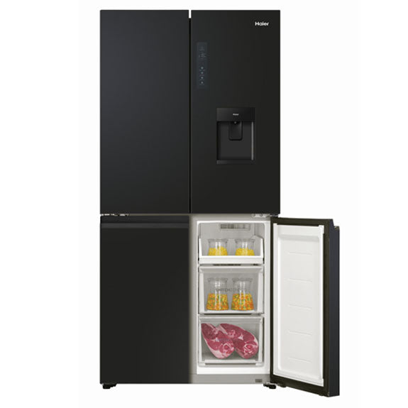 Haier 508 Litre Quad Door Refrigerator - Black