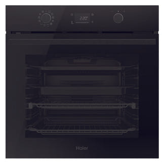 HAIER 500 SERIES BUILT IN OVEN AIR FRY STEAM ASSIST BLACK 60CM