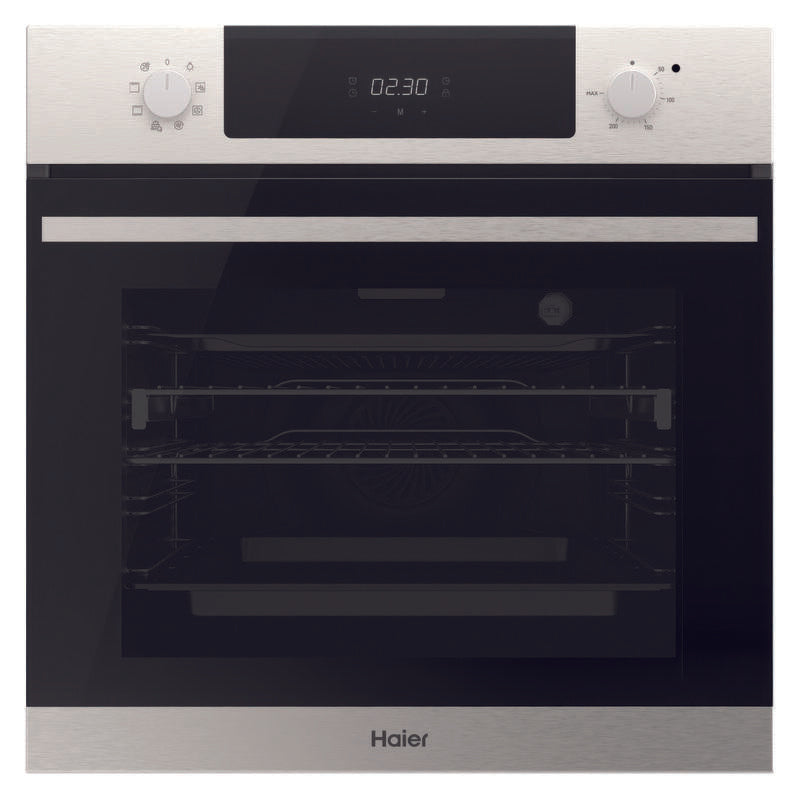 HAIER 500 SERIES BUILT IN OVEN AIR FRY STEAM ASSIST S/STEEL 60CM
