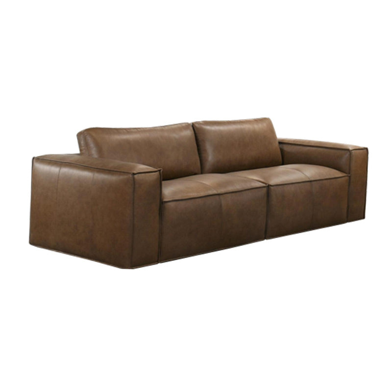 HAVANA HAVANA TAN - LEATHER - 2 + 3 SEAT SOFA PAIR