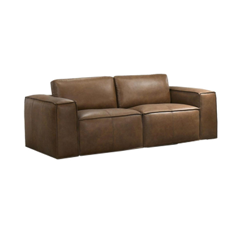 HAVANA HAVANA TAN - LEATHER - 2 + 3 SEAT SOFA PAIR