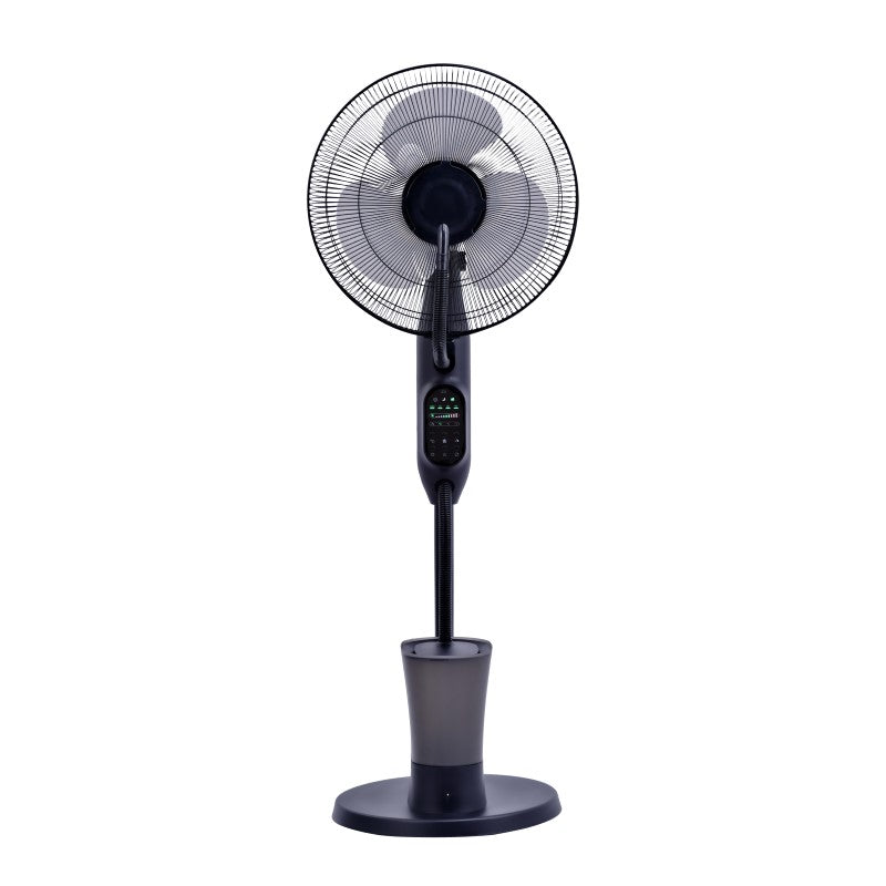 HELLER PEDESTAL MIST FAN WITH REMOTE 40cm