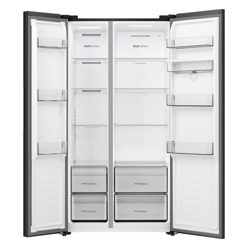 HISENSE PUREFLAT SIDE BY SIDE REFRIGERATOR TANKED WATER DISPENSER 541L