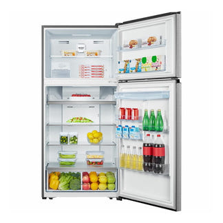 HISENSE TOP MOUNT REFRIGERATOR STAINLESS STEEL 496L