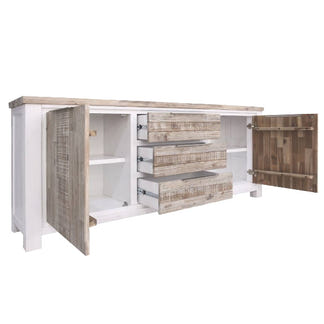 HOMESTEAD HOMESTEAD BUFFET - 2000X450 - ACACIA/WHITE