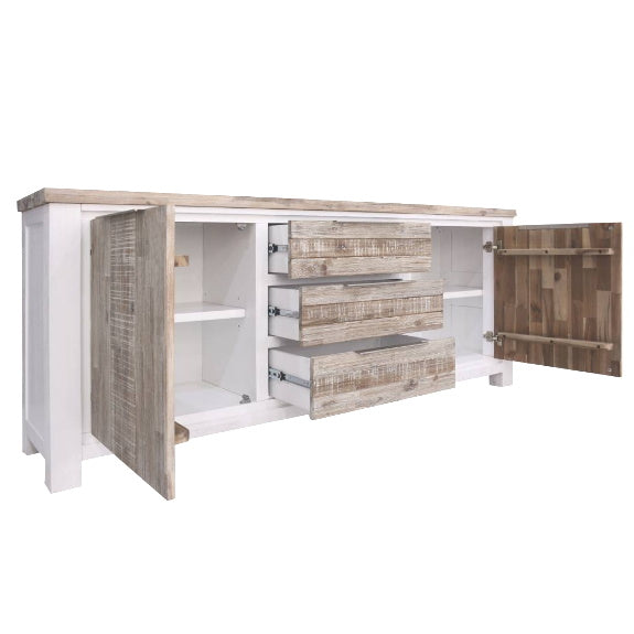 HOMESTEAD HOMESTEAD BUFFET - 2000X450 - ACACIA/WHITE