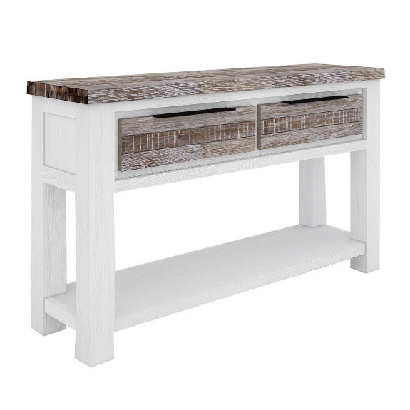 HOMESTEAD HOMESTEAD CONSOLE TABLE - 1300X380 - ACACIA/WHITE
