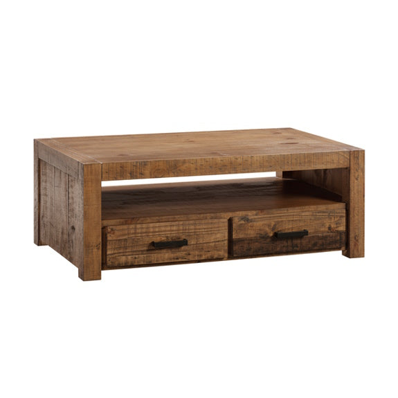 HUGO HUGO COFFEE TABLE - 1200X700 - RUSTIC PINE