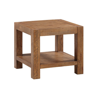HUGO HUGO LAMP TABLE - 550X550 - RUSTIC PINE