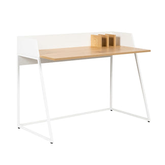 KENNET KENNET DESK - 1200X620 - WHITE/OAK