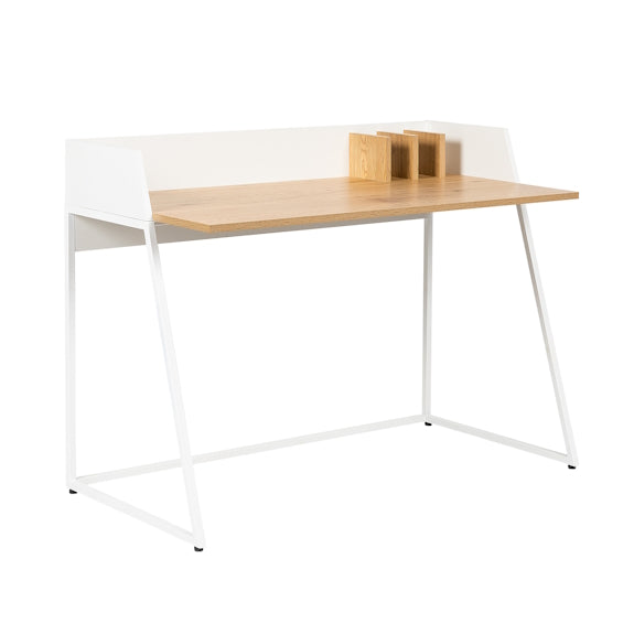 KENNET KENNET DESK - 1200X620 - WHITE/OAK