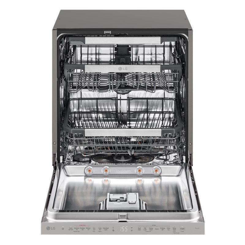 LG QUADWASH DISHWASHER BUILT IN - PLATINUM STEEL 60cm