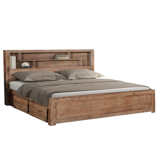 LINCOLN LINCOLN 4 PCE BEDROOM SUITE TALLBOY - QUEEN