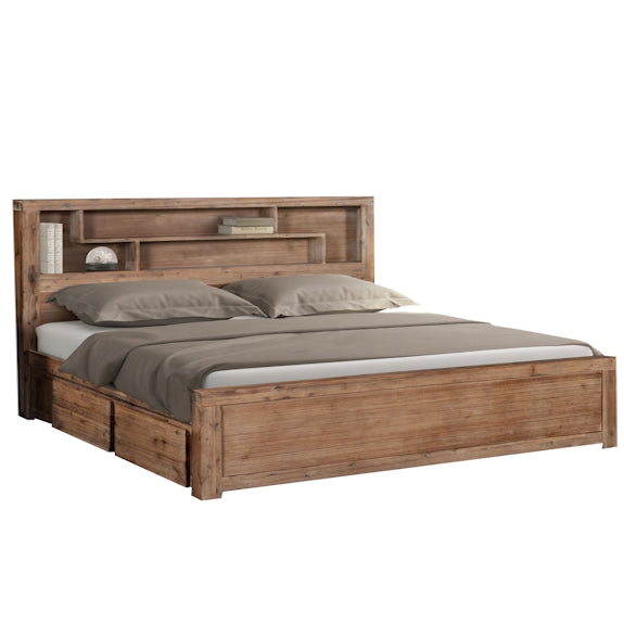 LINCOLN LINCOLN 4 PCE BEDROOM SUITE TALLBOY - QUEEN