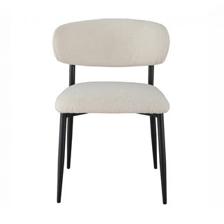 MILAN MILAN DINING CHAIR - OFF WHITE BOUCLE