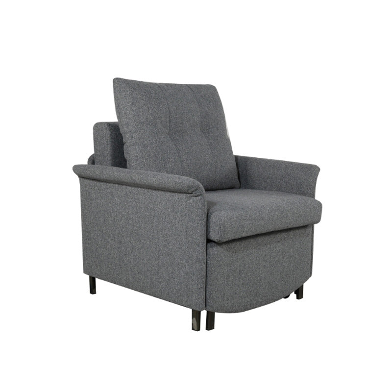 MONO MONO CHARCOAL - SUEDE FABRIC - CHAIR SOFABED