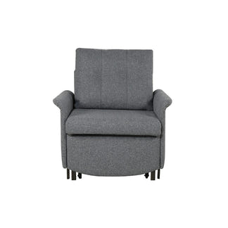 MONO MONO CHARCOAL - SUEDE FABRIC - CHAIR SOFABED