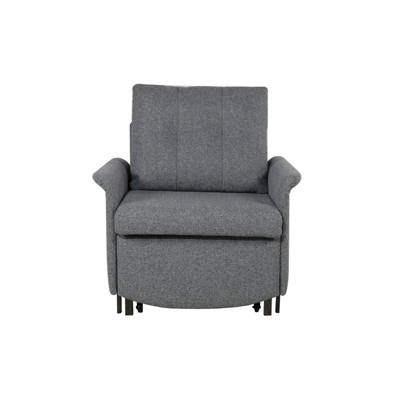 MONO MONO CHARCOAL - SUEDE FABRIC - CHAIR SOFABED