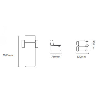MONO MONO CHARCOAL - SUEDE FABRIC - CHAIR SOFABED