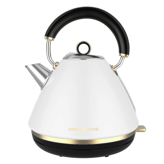 MORPHYRICHARDS ASCEND SOFT GOLD KETTLE - WHITE 1.5L