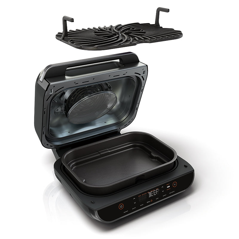 NINJA FOODI SMART XL GRILL + AIR FRYER BLACK STAINLESS