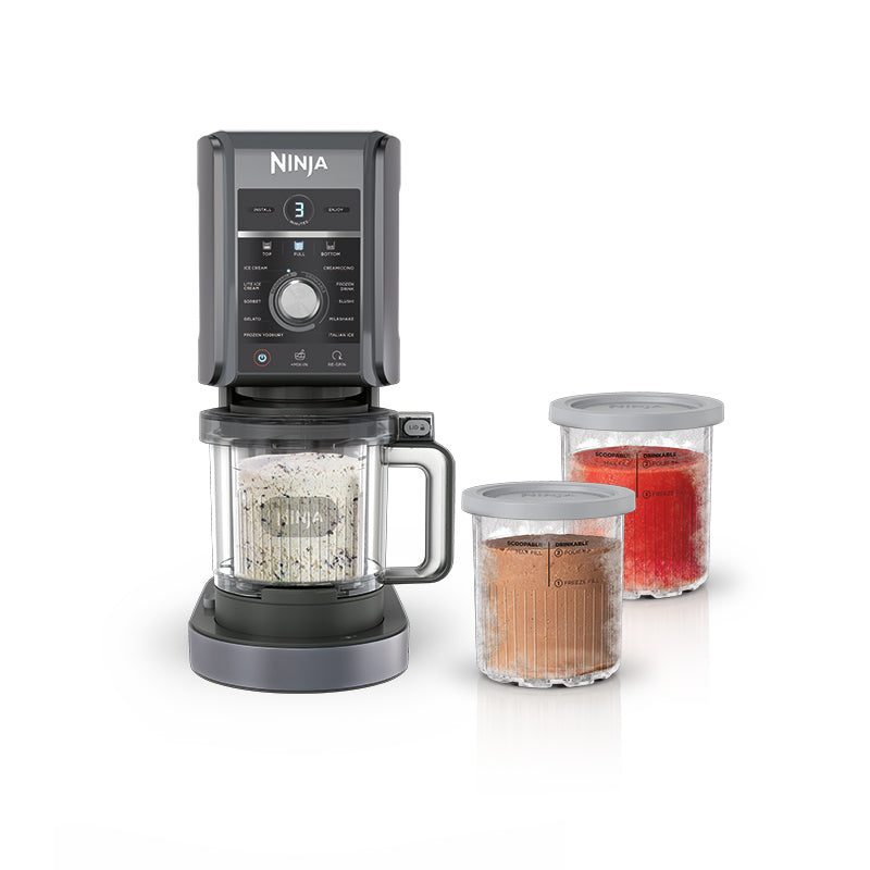 NINJA CREAMI DELUXE 11-IN-1 FUNCTION FROZEN TREAT MAKER SIL & BLK