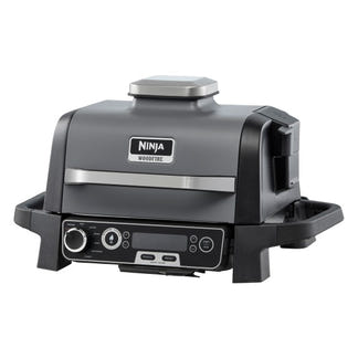 NINJA WOODFIRE ELECT BBQ GRILL & SMOKER - SMART PROBE BLK/COOL GY