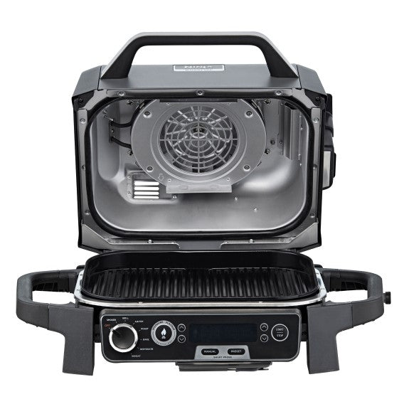 NINJA WOODFIRE ELECT BBQ GRILL & SMOKER - SMART PROBE BLK/COOL GY