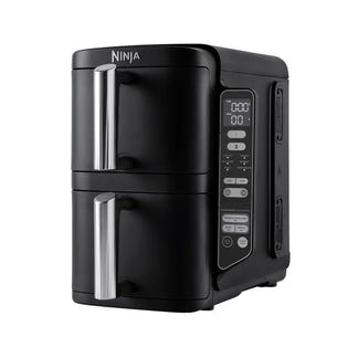 NINJA STACKED AIR FRYER - BLACK/SATIN SILVER 7.5L