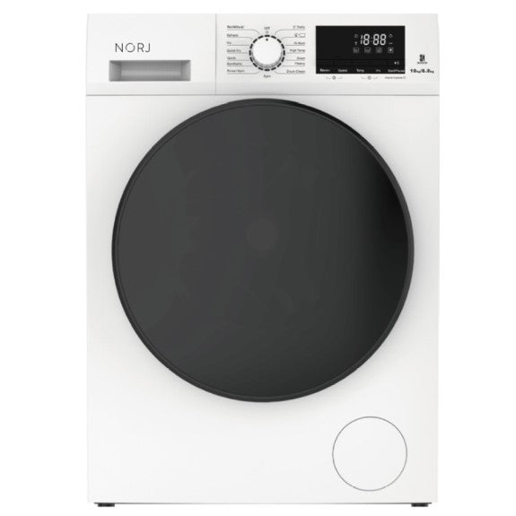 NORJ FRONT LOAD WASHER/DRYER COMBO INVERTER MOTOR WHITE 10kg/6kg