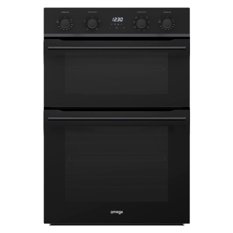 OMEGA 12 FUNCTION BUILT IN DOUBLE OVEN MIDNIGHT 60CM