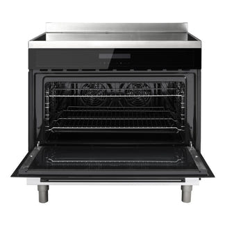 OMEGA INDUCTION FREE STANDING COOKER BLACK 90CM