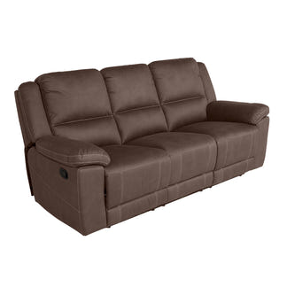Oregon 3 Seater Recliner Fabric Sofa - Graphite