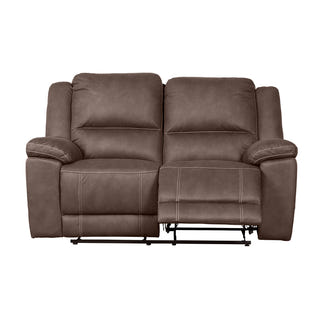 Oregon 2 Seater Fabric Recliner Sofa - Graphite