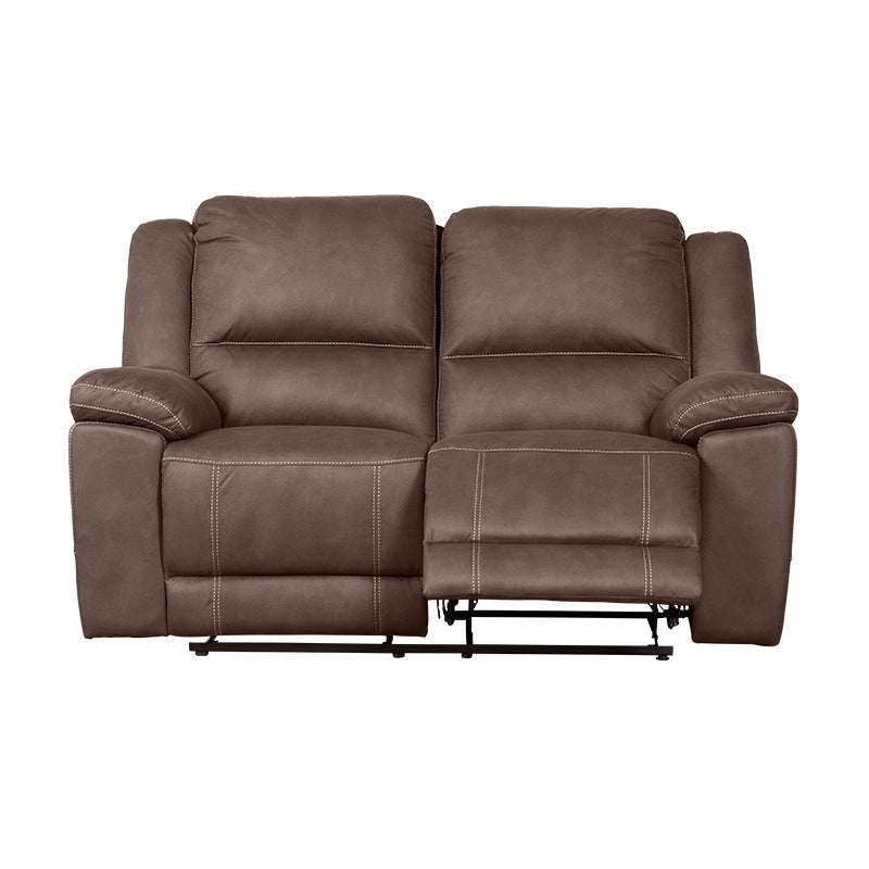Oregon 2 Seater Fabric Recliner Sofa - Graphite