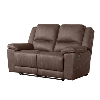 Oregon 2 Seater Fabric Recliner Sofa - Graphite