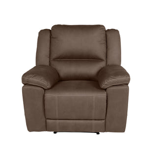 Oregon Manual Recliner Fabric Armchair - Graphite