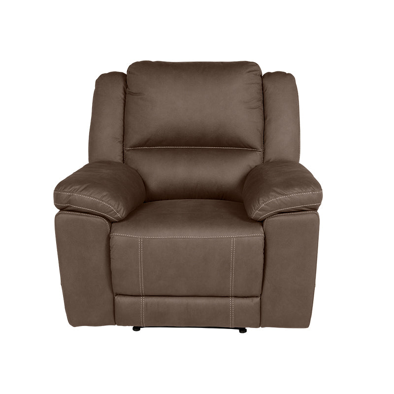 Oregon Manual Recliner Fabric Armchair - Graphite