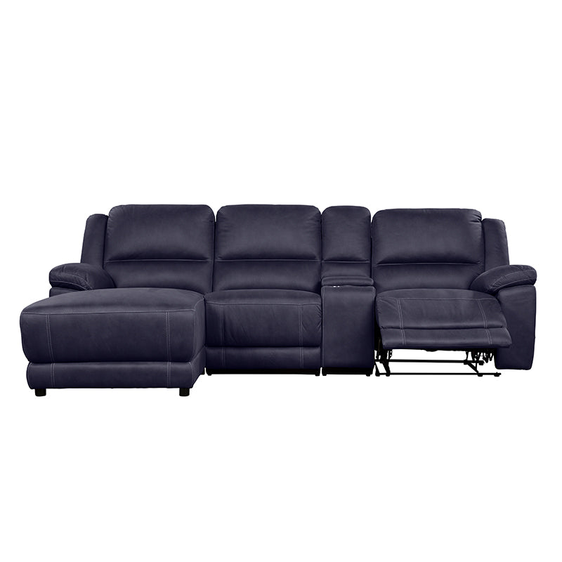 OREGON OREGON NAVY - FABRIC - 3 SEAT LHF CHAISE MANUAL RECLINER