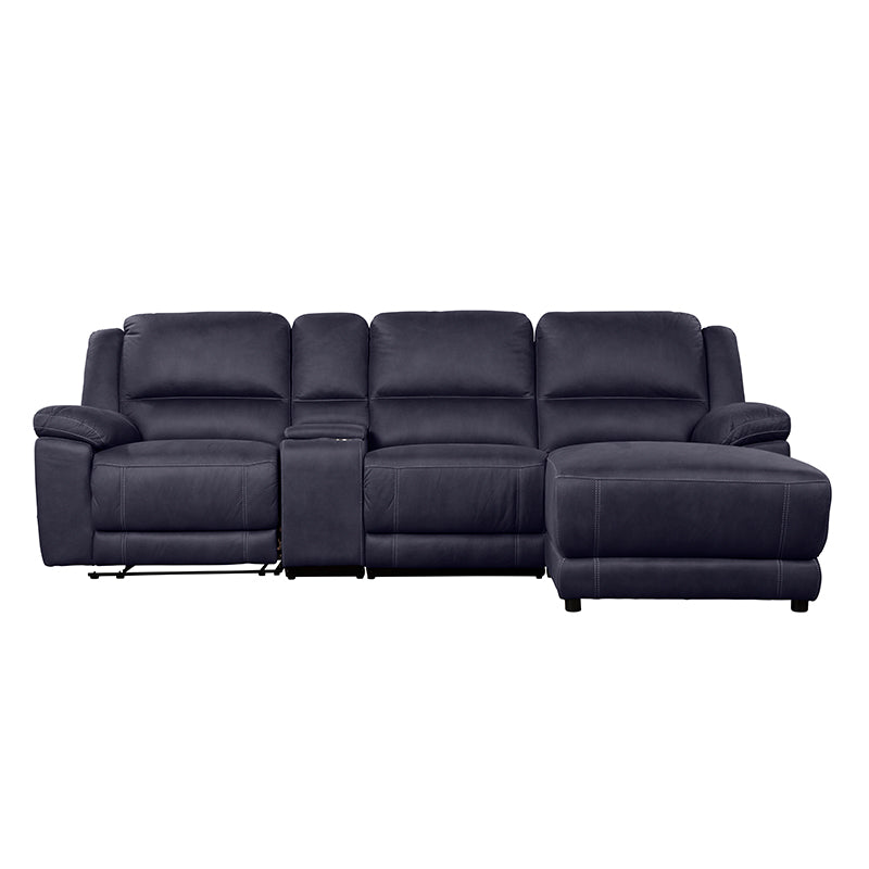 OREGON OREGON NAVY - FABRIC - 3 SEAT RHF CHAISE MANUAL RECLINER