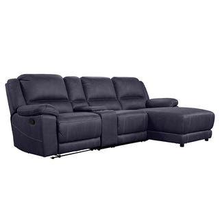 OREGON OREGON NAVY - FABRIC - 3 SEAT RHF CHAISE MANUAL RECLINER