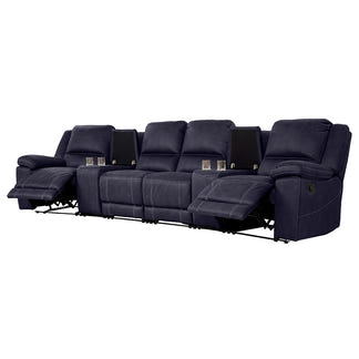 OREGON OREGON NAVY - FABRIC - 4 SEAT HOME THEATRE