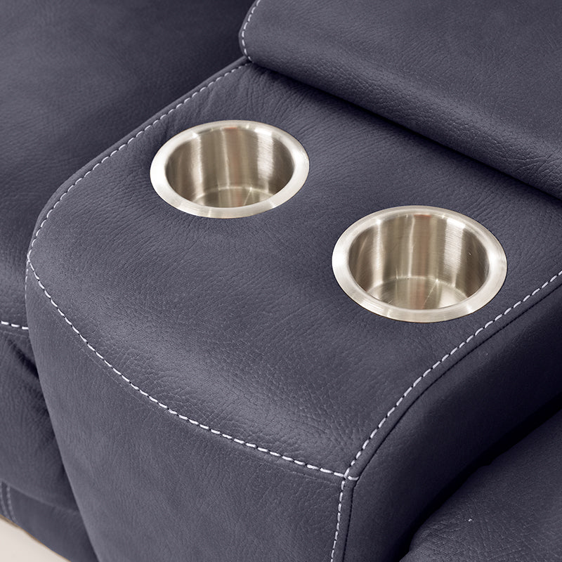 OREGON OREGON NAVY - FABRIC - 4 SEAT HOME THEATRE