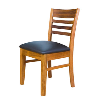 PARIS PARIS DINING CHAIR - BLACK/BLACKWOOD