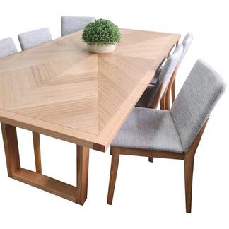 PERISHER PERISHER DINING CHAIR - FABRIC GREY