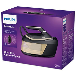 PHILIPS PERFECTCARE 6000 SERIES STEAM GENERATOR BLACK/GOLD