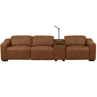 PRESTIGE PRESTIGE TAN - PORTLAND FABRIC - 3 SEAT ELECTRIC RECLINER