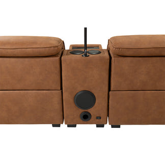 PRESTIGE PRESTIGE TAN - PORTLAND FABRIC - 3 SEAT ELECTRIC RECLINER