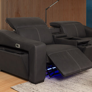 PRESTIGE PRESTIGE JET - ANTELOPE FABRIC - 2 SEAT ELECTRIC RECLINER