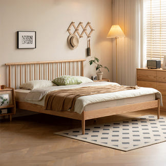 PRIMO PRIMO QUEEN BED - NZ PINE NATURAL